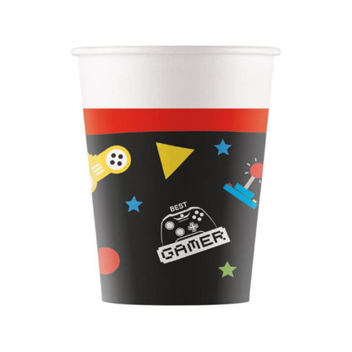 Picture of GAMING PAPER CUPS 200ML - 8 PACK
